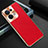 Funda Lujo Cuero Carcasa GS1 para Oppo Reno8 5G Rojo