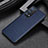 Funda Lujo Cuero Carcasa GS2 para Oppo Reno6 Pro 5G Azul