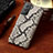 Funda Lujo Cuero Carcasa HP2 para Samsung Galaxy S22 5G Gris