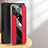 Funda Lujo Cuero Carcasa JB1 para Apple iPhone 13 Pro Max Rojo