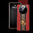 Funda Lujo Cuero Carcasa JB1 para Huawei Mate 40 RS Rojo