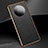 Funda Lujo Cuero Carcasa K02 para Huawei Mate 40 Pro Negro
