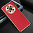 Funda Lujo Cuero Carcasa K03 para Huawei Mate 40E 5G Rojo