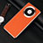 Funda Lujo Cuero Carcasa K06 para Huawei Mate 40 Pro Rojo