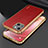 Funda Lujo Cuero Carcasa LD3 para Apple iPhone 13 Rojo