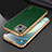Funda Lujo Cuero Carcasa LD3 para Apple iPhone 13 Verde