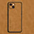 Funda Lujo Cuero Carcasa LS1 para Apple iPhone 12 Mini Marron