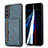 Funda Lujo Cuero Carcasa M03T para Samsung Galaxy S21 5G Azul