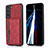 Funda Lujo Cuero Carcasa M03T para Samsung Galaxy S21 Plus 5G Rojo