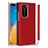 Funda Lujo Cuero Carcasa N01 para Huawei P40 Pro Rojo