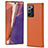 Funda Lujo Cuero Carcasa N02 para Samsung Galaxy Note 20 Ultra 5G Naranja