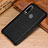 Funda Lujo Cuero Carcasa P01 para Huawei P30 Lite New Edition Negro