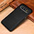 Funda Lujo Cuero Carcasa P01 para Samsung Galaxy S10e Negro