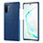 Funda Lujo Cuero Carcasa P02 para Samsung Galaxy Note 10 Plus 5G Azul