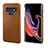 Funda Lujo Cuero Carcasa P02 para Samsung Galaxy Note 9 Marron