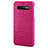 Funda Lujo Cuero Carcasa P02 para Samsung Galaxy S10 Plus Rosa Roja