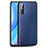 Funda Lujo Cuero Carcasa para Huawei Enjoy 10S Azul