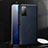 Funda Lujo Cuero Carcasa para Huawei Honor X10 5G Azul