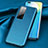 Funda Lujo Cuero Carcasa para Huawei Nova 7 Pro 5G Azul