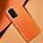 Funda Lujo Cuero Carcasa para Huawei P40 Pro+ Plus Naranja