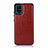 Funda Lujo Cuero Carcasa para Samsung Galaxy A51 5G Marron