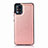 Funda Lujo Cuero Carcasa para Samsung Galaxy A51 5G Oro Rosa