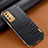 Funda Lujo Cuero Carcasa para Samsung Galaxy M02s Negro
