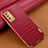 Funda Lujo Cuero Carcasa para Samsung Galaxy M02s Rojo