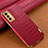 Funda Lujo Cuero Carcasa para Samsung Galaxy M23 5G Rojo