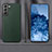 Funda Lujo Cuero Carcasa para Samsung Galaxy S22 5G Verde