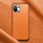 Funda Lujo Cuero Carcasa para Xiaomi Mi 11 5G Naranja