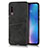 Funda Lujo Cuero Carcasa para Xiaomi Mi 9 Pro 5G Negro