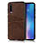 Funda Lujo Cuero Carcasa para Xiaomi Mi 9 Pro Marron