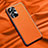 Funda Lujo Cuero Carcasa QK1 para Xiaomi Redmi Note 10 4G Naranja