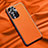 Funda Lujo Cuero Carcasa QK1 para Xiaomi Redmi Note 10 Pro Max Naranja