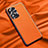 Funda Lujo Cuero Carcasa QK2 para Samsung Galaxy A72 5G Naranja