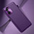 Funda Lujo Cuero Carcasa QK2 para Xiaomi Poco F3 5G Morado