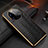 Funda Lujo Cuero Carcasa R01 para Huawei Mate 40 RS Negro