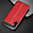 Funda Lujo Cuero Carcasa R01 para Huawei Nova 5 Rojo