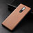 Funda Lujo Cuero Carcasa R01 para OnePlus 8 Naranja