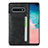 Funda Lujo Cuero Carcasa R01 para Samsung Galaxy S10 Negro