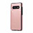 Funda Lujo Cuero Carcasa R01 para Samsung Galaxy S10 Plus Oro Rosa