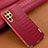 Funda Lujo Cuero Carcasa R01 para Samsung Galaxy S23 Ultra 5G Rojo