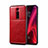 Funda Lujo Cuero Carcasa R01 para Xiaomi Mi 9T Pro Rojo