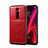 Funda Lujo Cuero Carcasa R01 para Xiaomi Mi 9T Rojo