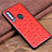 Funda Lujo Cuero Carcasa R02 para Huawei Honor 20 Lite Rojo