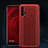 Funda Lujo Cuero Carcasa R02 para Huawei Honor 20 Pro Rojo
