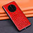 Funda Lujo Cuero Carcasa R02 para Huawei Mate 40 RS Rojo