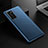 Funda Lujo Cuero Carcasa R02 para Huawei P40 Azul