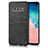 Funda Lujo Cuero Carcasa R02 para Samsung Galaxy S10 5G Negro